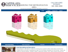 Tablet Screenshot of capitolareaservices.com
